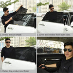 Car Side Window Sunshade Mesh Panels 2 Pack detail view
