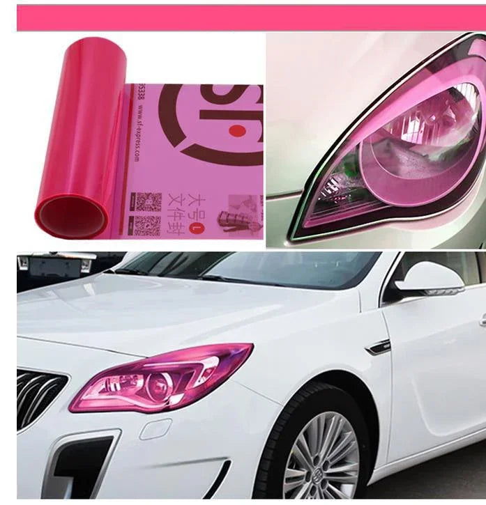 Car Headlight Taillight Protective Film Tint Vinyl Film Auto Lamp Film Sticker Sheet Col detail view