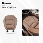 New Car Seat Cushion Waist Cushion for Most Cars Breathable and Ventilated Nappa Leather All Season Seat Cushion