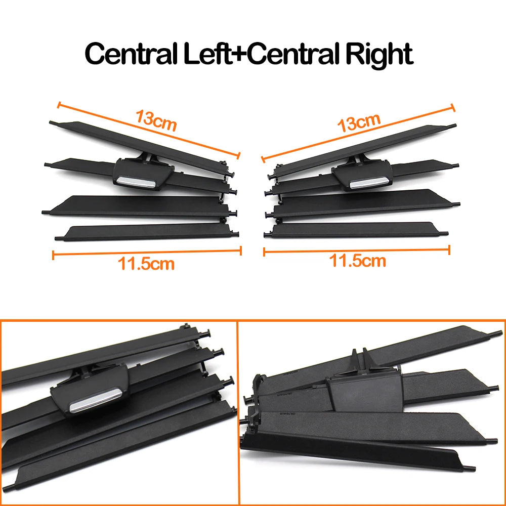 Front Middle Left Right Dashboard Air Conditioning AC Vent Outlet Grill Slider Clip For BMW X1 X2 2 Series F48 F49 F39 F45 F46