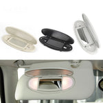 Car Front Sun Visor Sunshade Makeup Mirror Mini Sunshade Plastic Cover 51167361833 For BMW MINI R55 R56 R60 2007-2014