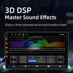 2026 New 2Din car radio, Snapdragon Android 15 supports CarPlay and Android Auto, suitab detail view