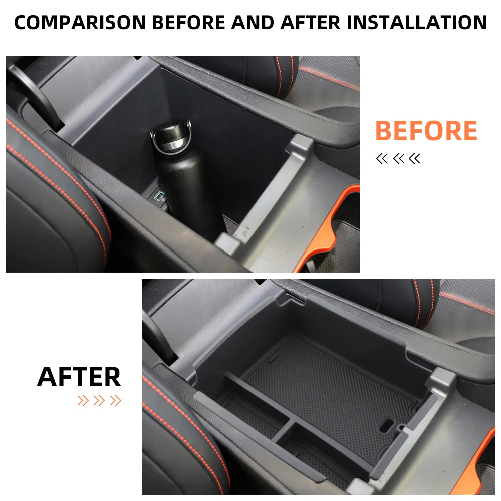 Car Armrest Storage Box for BYD Shark 2024 2025 2026 Center Console Tray Holder Plate alternate view