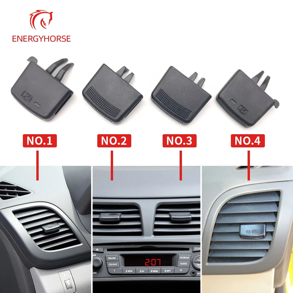 Car A/C Air Vent Grille Tab Clip Automobile Air Conditioner Outlet Repair Kit For Hyundai VERNA SOLARIS 2010-2016 974600U000B1A1