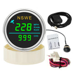 Universal 52mm LCD Digital GPS Speedometer with Antenna | MPH Knot Km/h COG Gauge for alternate view
