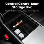 YZ Tesla Model 3 Highland 2024 Model Y Juniper 2025 Storage Box Center Armrest Hidden close-up view