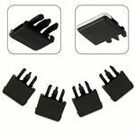 4Pcs Car Air Conditioning Vent Louvre Blade Slice Clip Auto Air Outlet Clamp For Toyota Corolla Styling Accessories Universal
