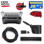 Golf Cart Upgrade Street Legal Headlight Kits Brake Turn Signal Tail Light Horn for Club Car Precede