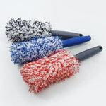 Car Wash Super Plush Microfiber Tire Rim Wheel Hub Cleaning Brush Car Beauty Car Wash lifestyle view