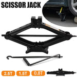 Multi Capacity Car Jack 08T 1T 2T Portable Scissor Jack Hand Cranked Labor Saving For Vehicle Liftin