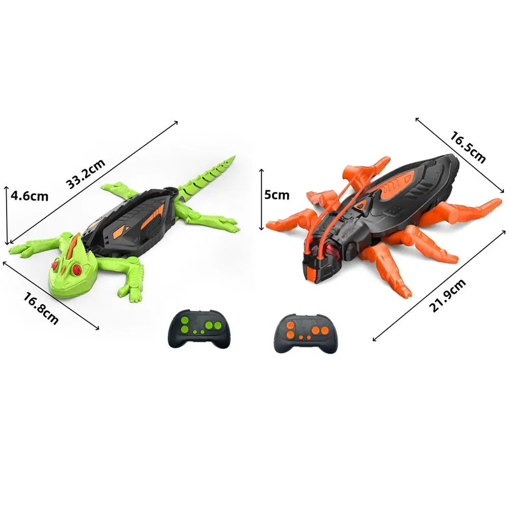 Wall Climbing RC Gecko Toy Electric remote control lizard wall climbing car gecko A additional angle