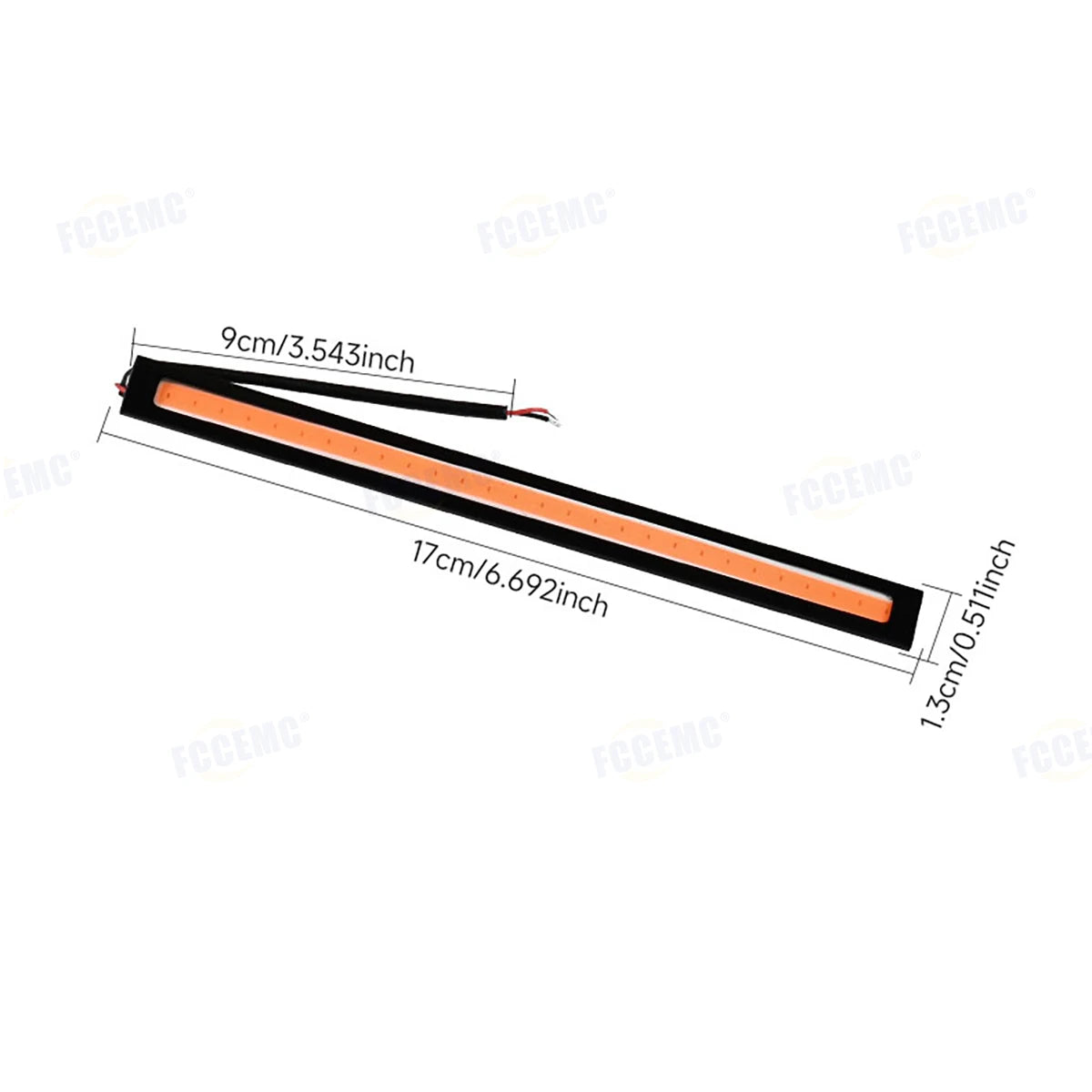 LED Car COB Daytime Running Lights 2 Pcs 12V detail view