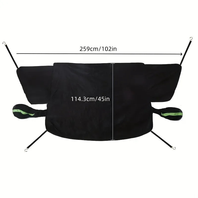 Winter Car Windshield Cover | Magnetic Snow Guard for Front Window alternate view