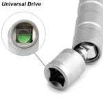 Spark Plug Socket Wrench Adapter 14mm 16mm Install Replace Repair Kit Swivel Torque Ma close-up view