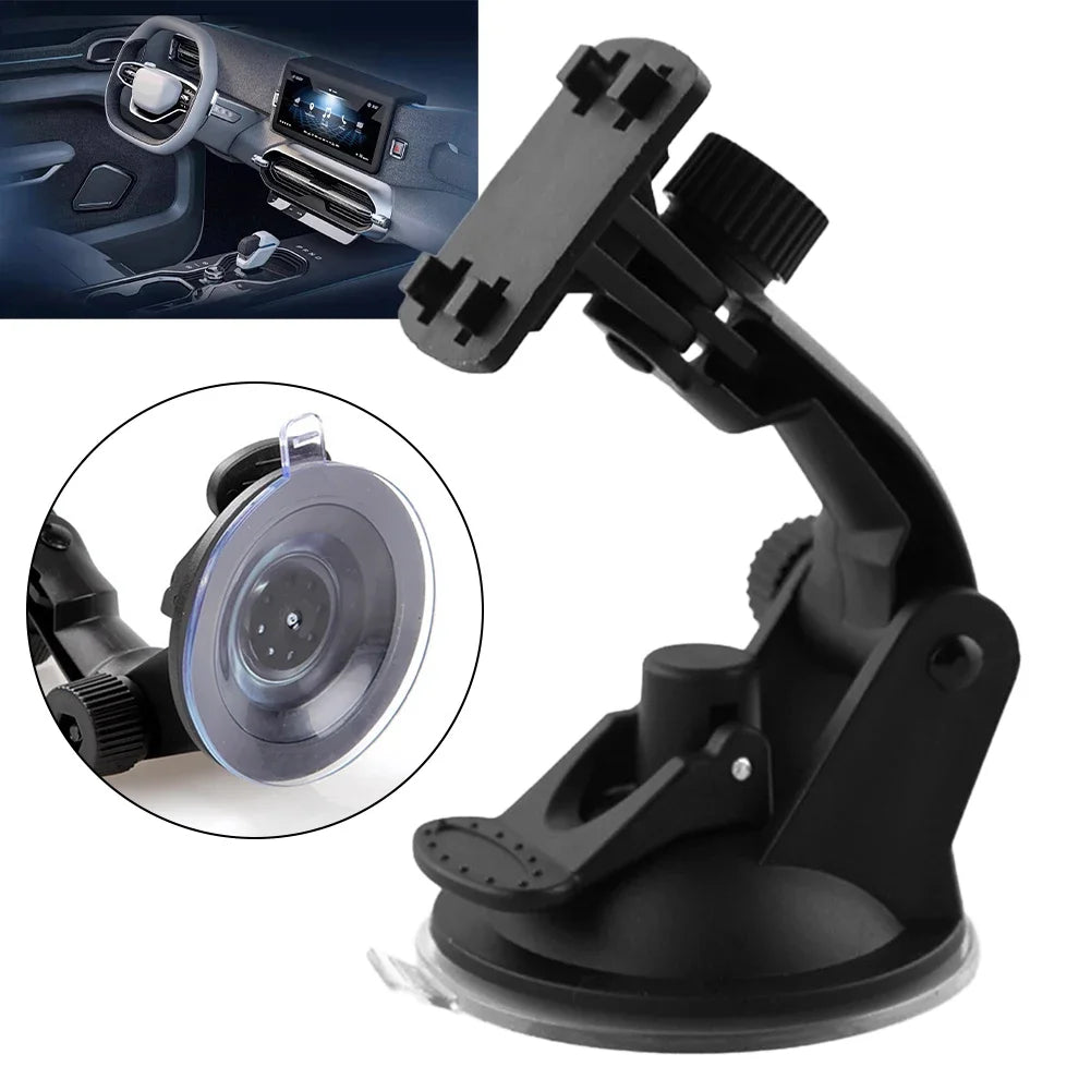 01 Vehicle-mounted GPS Stand Car Vehicle Adjustable Windshield Suction Mount Holder Cu close-up view