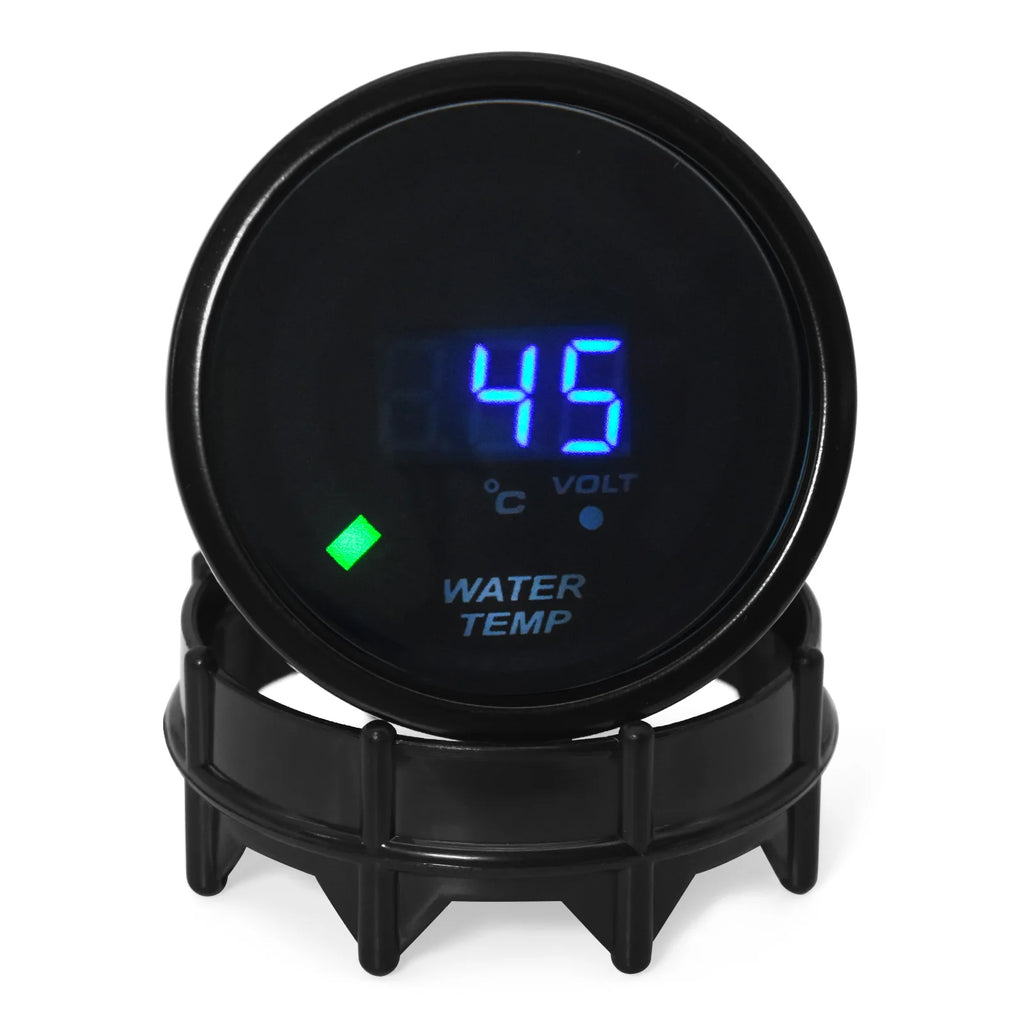 AD 52MM Water Temperature Meter 20 LED Digital Display Boost Gauge Oil Pressure Oil Temp Voltmeter AFR EGT Tachometer Car Gauge