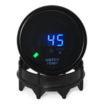 52MM Digital Car Gauge Set with 20 LED Display | Water Temp Oil Pressure Voltmeter AFR close-up view