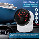 52mm Water Temperature Gauge with Flash Alarm | 40-120℃ Red LED Water Temp Meter fo additional angle