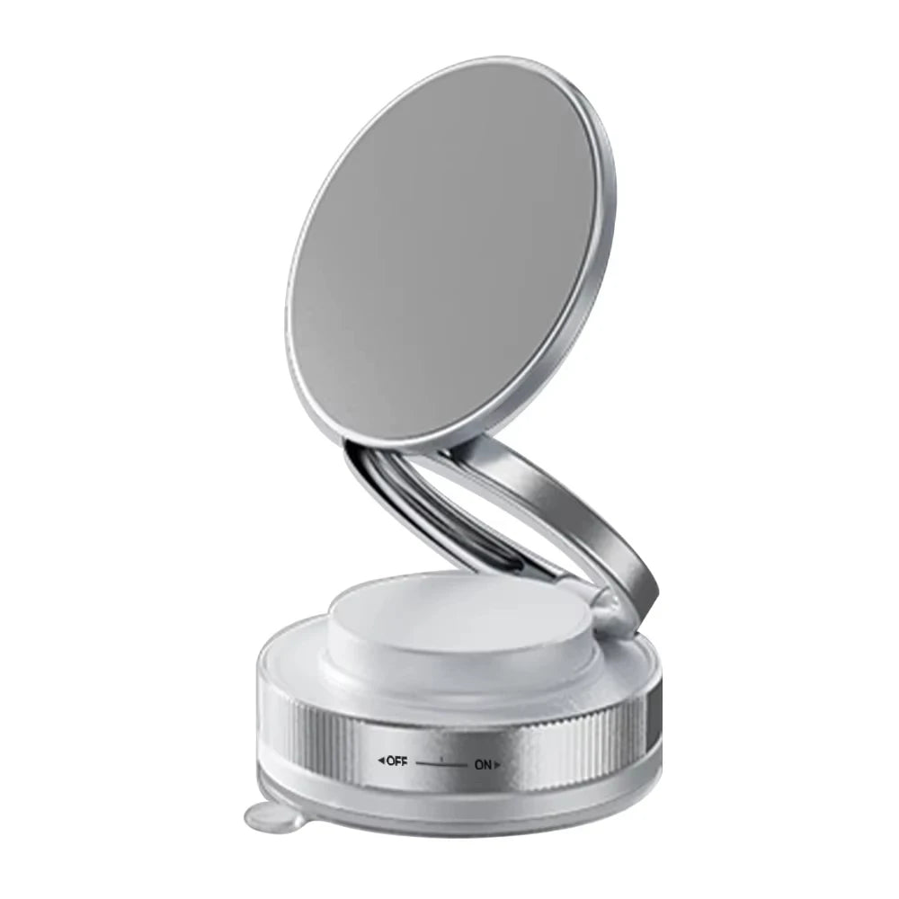 Magnetic Car Phone Holder | 360 Degree Rotating Vacuum Suction Cup Stand detail view