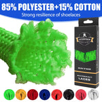 UICE Ice Hockey Shoelaces Box-Packed Ice Hockey Skate Laces 84/96/108/120in Dual Layer close-up view