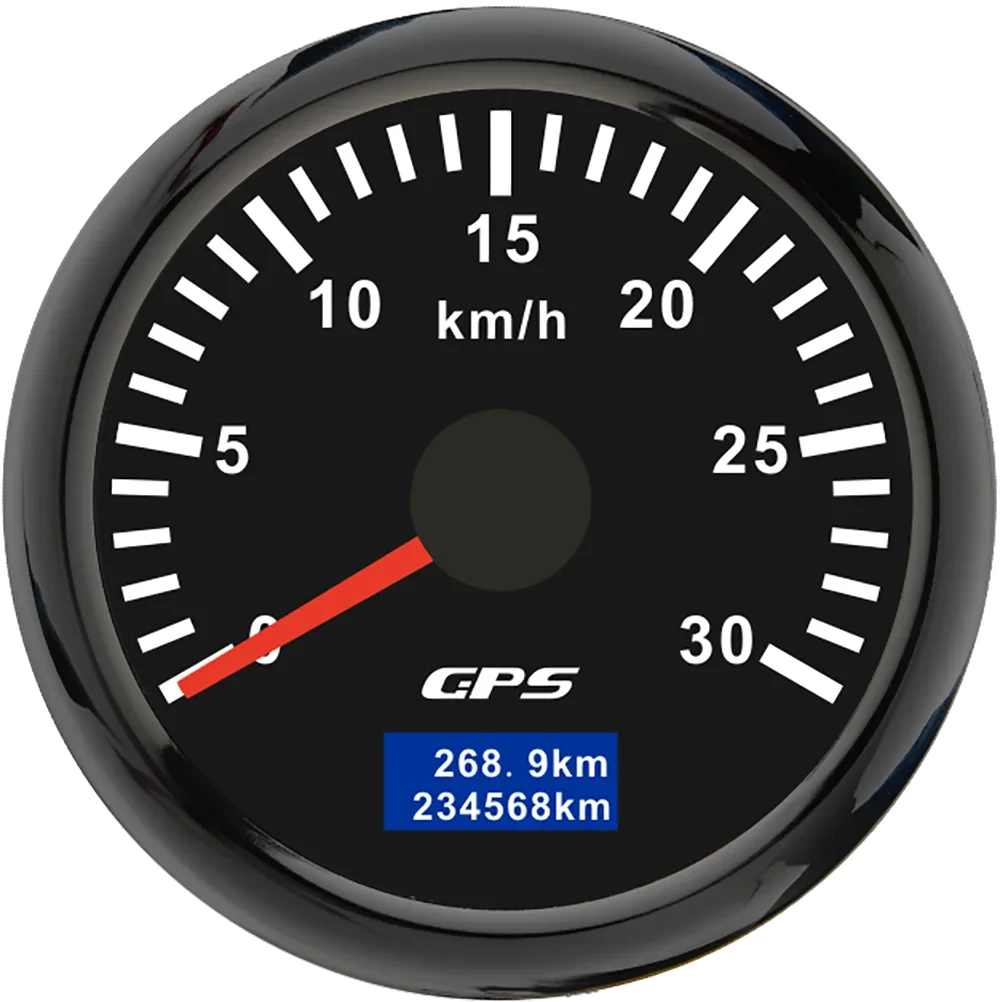 30/60/80/120/200 Km/h GPS Speedometer 52MM Car Truck Speed Gauge Meter With GPS Ant additional angle
