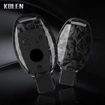 ABS Carbon Fiber Style Car Key Case Cover For Mercedes Benz A B C E Class GLS GLA GLK GLC CLS CLA AMG W204 W205 W212 W463 W176