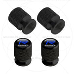 For Volvo R Design Emblem Aluminum Tire Valve Caps | 4-Pack Dust Covers detail view