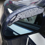 2pcs Car Rearview Mirror Rain Eyebrow Carbon Fiber Sun Visor Shade Cover Universal Auto Rear View Mirror Rainy Shield Guard