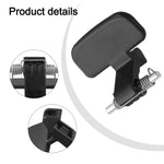 Black Armrest Box Latch Auto Armrest Box Accessory Zinc Alloy Central Console Handle Black Finish Direct Installation