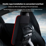 Premium Red Leather Car Armrest Box Pad | Adjustable Dashboard Organizer with Ergonom lifestyle view