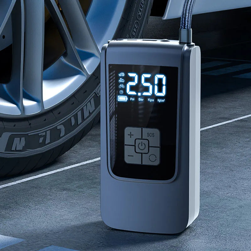 Portable Air Compressor for Car Tires Fast Air Pump Tire Inflator Accurate Pressure Air Pump for Motorcycle Bicycle Ball