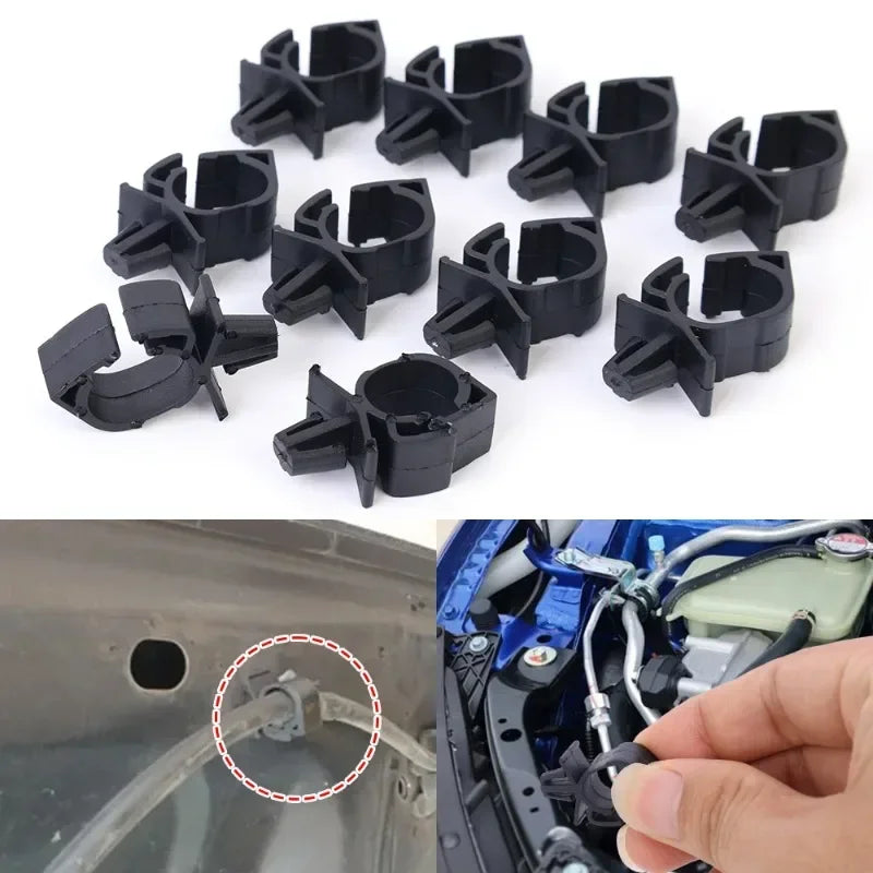 5-20PCS Car Wiring Harness Fastener Multifunction Cable Fixed Buckle Cable Ties Manager Route Cable Clamp Fixed Retainer Clip