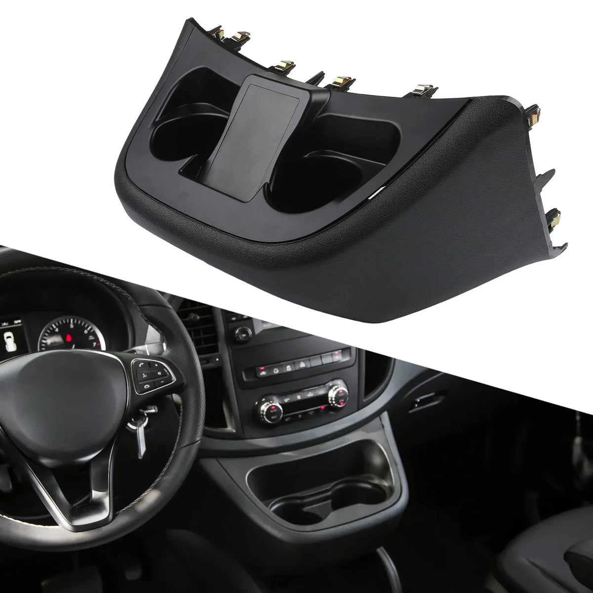 Car Central Control Water Cup Holder Panel Storage Box A44768008319051 For Mercedes additional angle