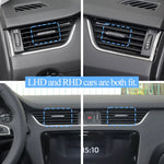 LHD RHD Car Front Left Right Middle Air Conditionner AC Vent Grille Outlet Tab Clip Slider For Skoda Octavia 2015-2021 5E0819701