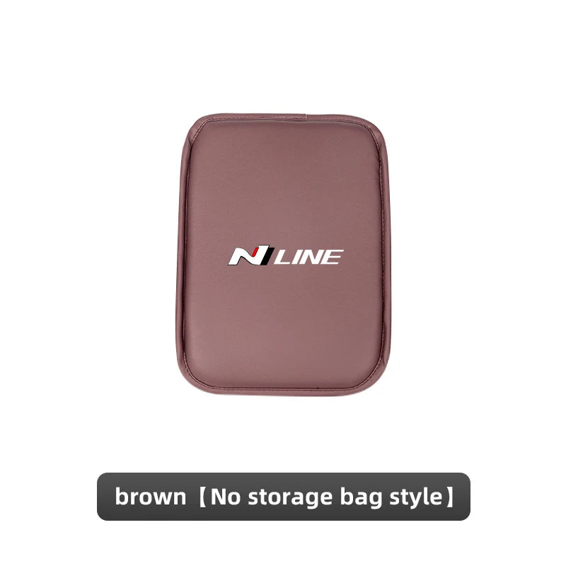 Car Armrest Pad Center Console Arm Rest Box Cover Protective Mat For Hyundai NLine I30 I20 I10 Venue Veloster Tucson Accent Kona
