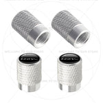 For Leon Racing Flag Emblem 5F MK2 MK3 FR VZ5 Race Flag 4Pcs Aluminum Car Tire Valve lifestyle view