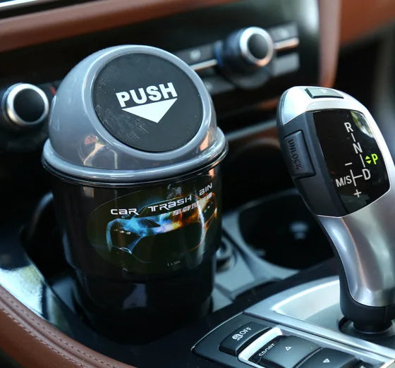 Car Cup Holder Trash Can Storage Bucket additional angle