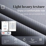Nappa Leather Car Seat Cover Anti-Slip and Full Wrap Driver Car Seat Protector Mat Front detail view