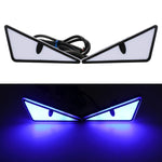 Universal Car LED Devil Eyes Light Demon Eyes Headlight Motorcycle Mini Turn Signal additional angle