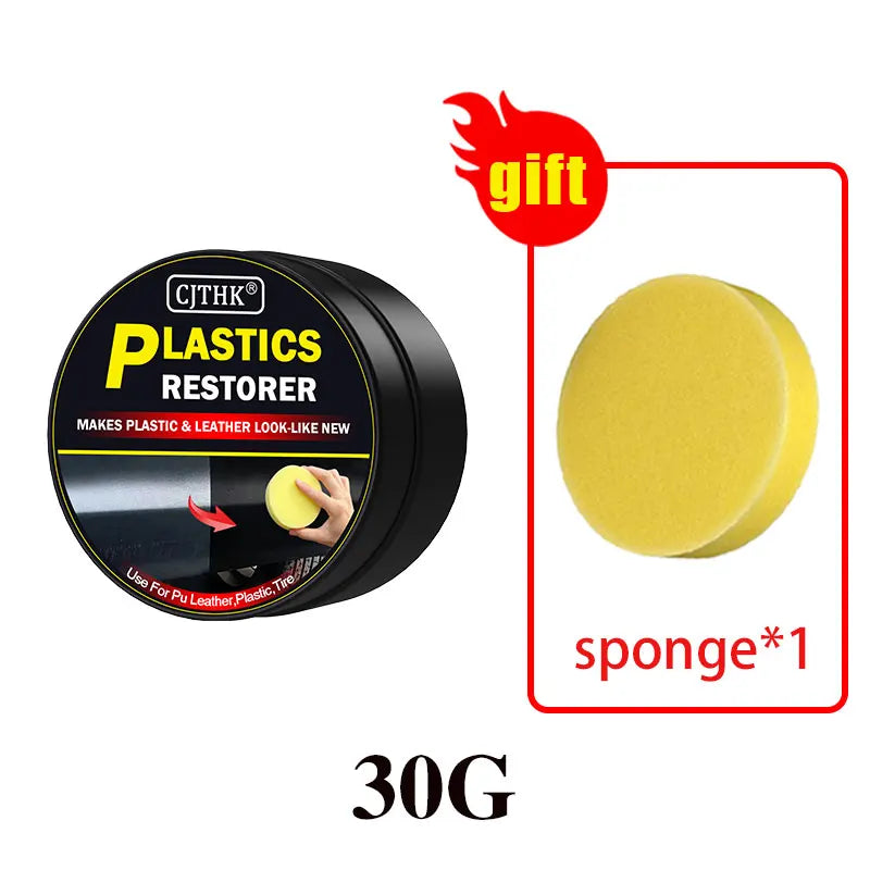 Plastic Trim Restorer Back To Black Gloss Leather Coating lifestyle view