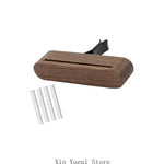 Wooden Car Air Freshener Natural Scent Long Lasting Fragrances Safe Mounting close-up view