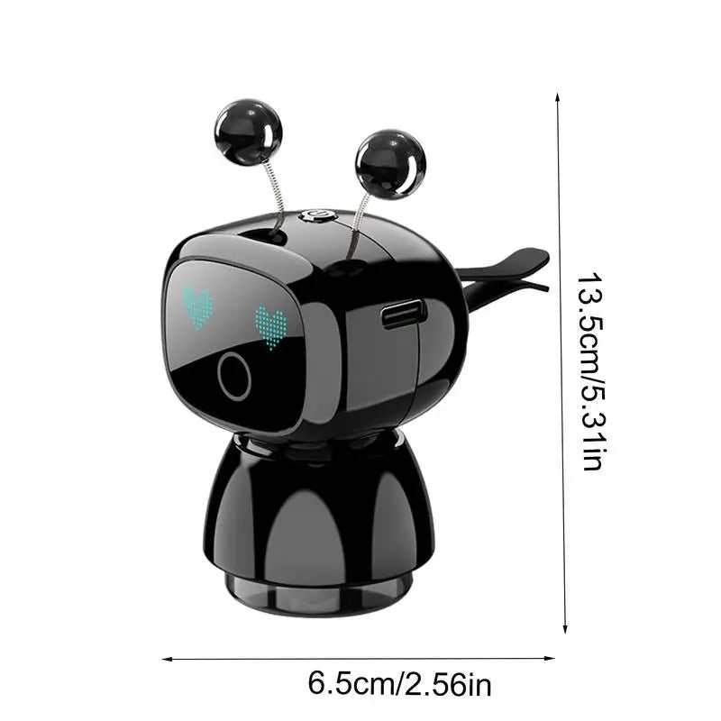 Car Air Freshener Vent Clip Robot Shaped Car Aromatherapy Diffuser Auto Aromatherapy Ornament Long-Lasting Fragrance Diffuser