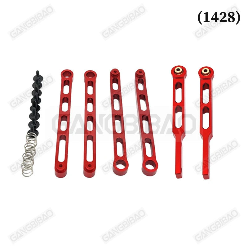 MN82 Remote Control Car Upgrade Metal Front and Rear Axle Drive Shaft Shock Absorber Tire for MN 1/12 MN82T LC79 MN82S MN82Pro