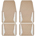 Dazzle Glitter Car Floor Mats | 3D Rhombus, Anti-Slip, Waterproof, Universal Trim Fit