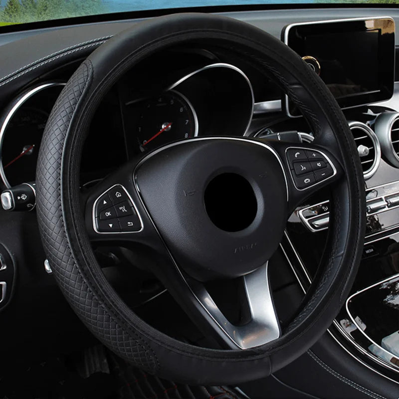 Braid Steering Wheel Cover close-up view