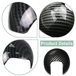 Carbon Fiber Pattern Gear Shift Knob Handle Trim Cover Sticker For Audi A3 8V S3 TT 2014 2015 2016 2017 2018 LHD Car Accessories