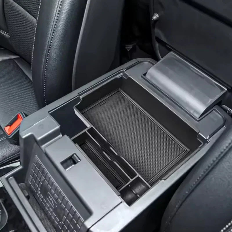 Car Armrest Box Storage Tray For Ford Explorer 2020-2025 Center Console Organizer Holder Case Container Accessories