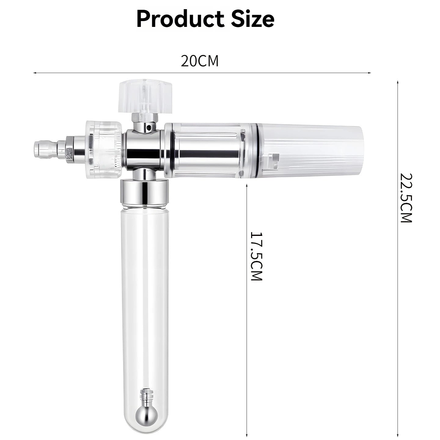 35ml High Power Snow Foam Lance Foam Spray Pot | 1/4'' Quick Connect Adjustable Nozzl lifestyle view