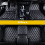 CUWEUSANG Custom Car Floor Mats For Honda Jazz Fit Auto Carpets Foot Coche Accessorie