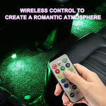 Wireless Adhesive LED Atmosphere Lamp with Remote Control detail view